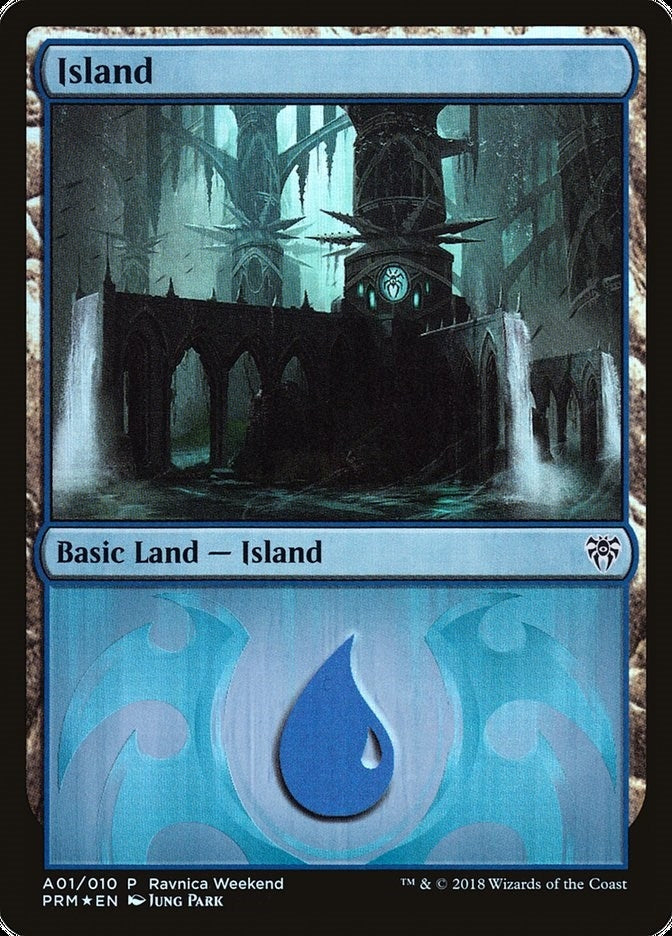 Image for Island - Dimir (A01) (1) [Launch Party & Release Event Promos] - Magic: The Gathering