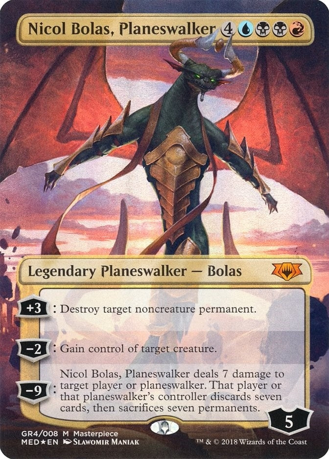 Image for Nicol Bolas, Planeswalker (GR4) [Mythic Edition: Guilds of Ravnica] - Magic: The Gathering