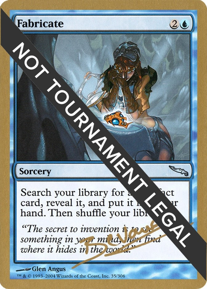 Image for Fabricate - 2004 Manuel Bevand (MRD) [World Championship Decks] - Magic: The Gathering