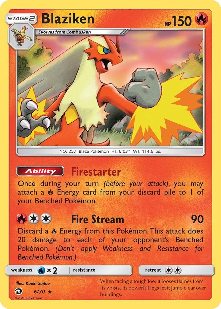 Image for Blaziken (6/70) [Dragon Majesty] - Pokemon