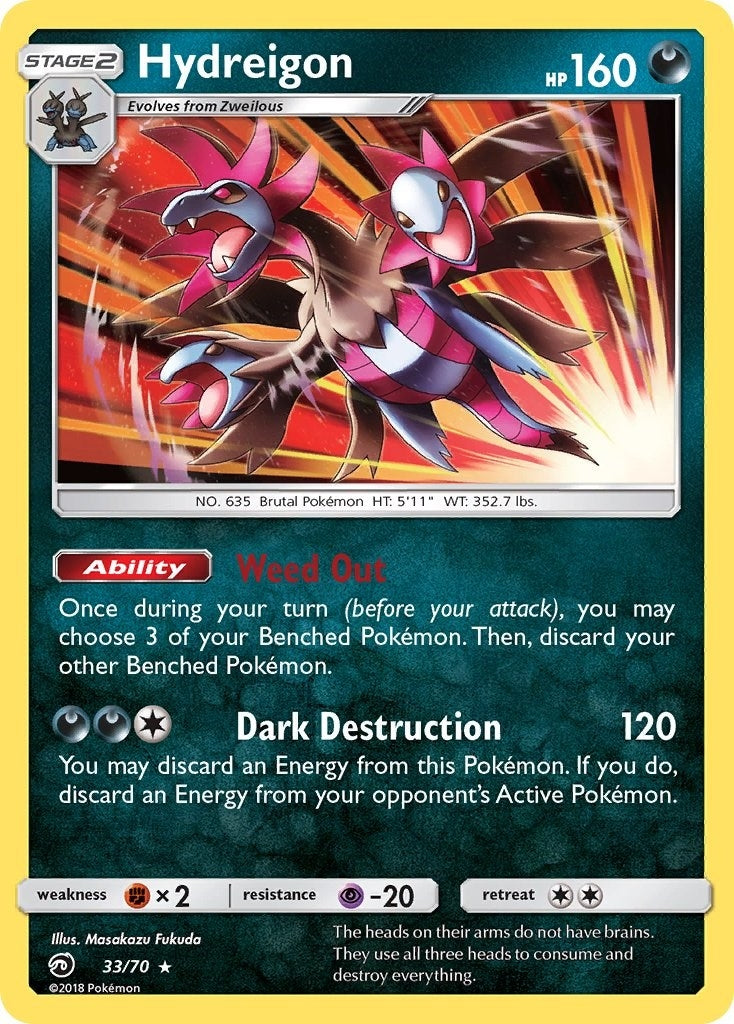 Image for Hydreigon (33/70) [Dragon Majesty] - Pokemon
