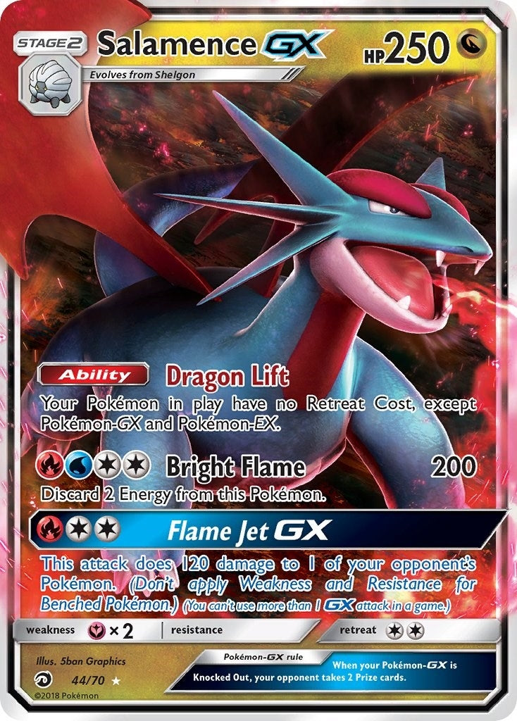 Image for Salamence GX (44/70) [Dragon Majesty] - Pokemon
