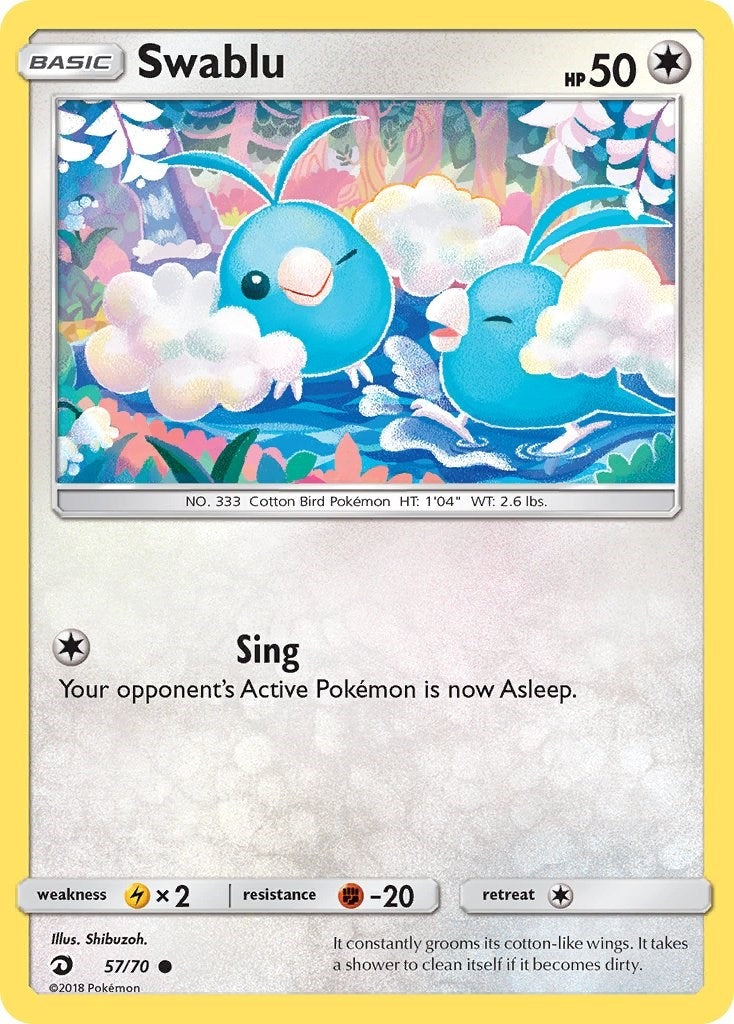 Image for Swablu (57) (57/70) [Dragon Majesty] - Pokemon