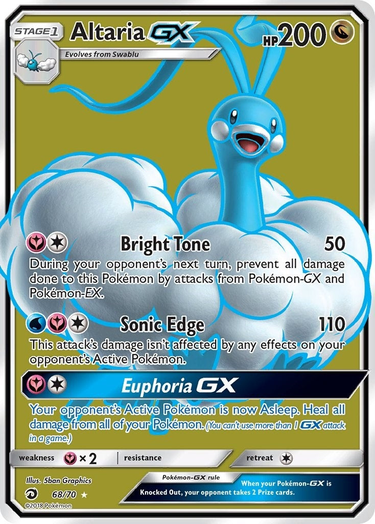 Image for Altaria GX (Full Art) (68/70) [Dragon Majesty] - Pokemon