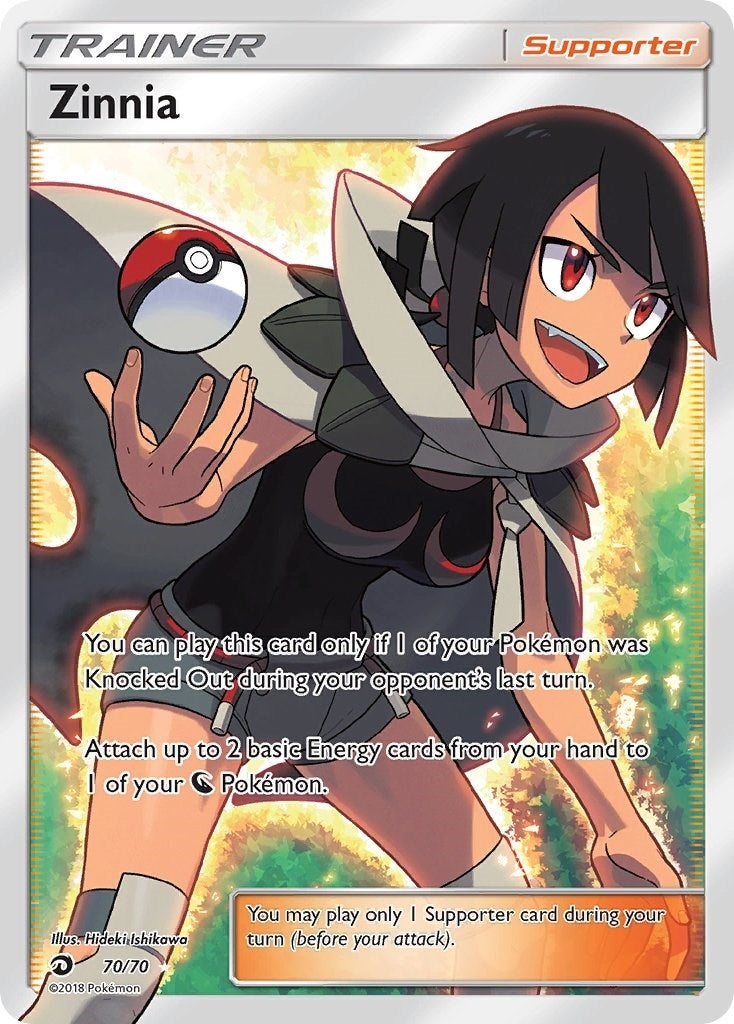 Image for Zinnia (Full Art) (70/70) [Dragon Majesty] - Pokemon