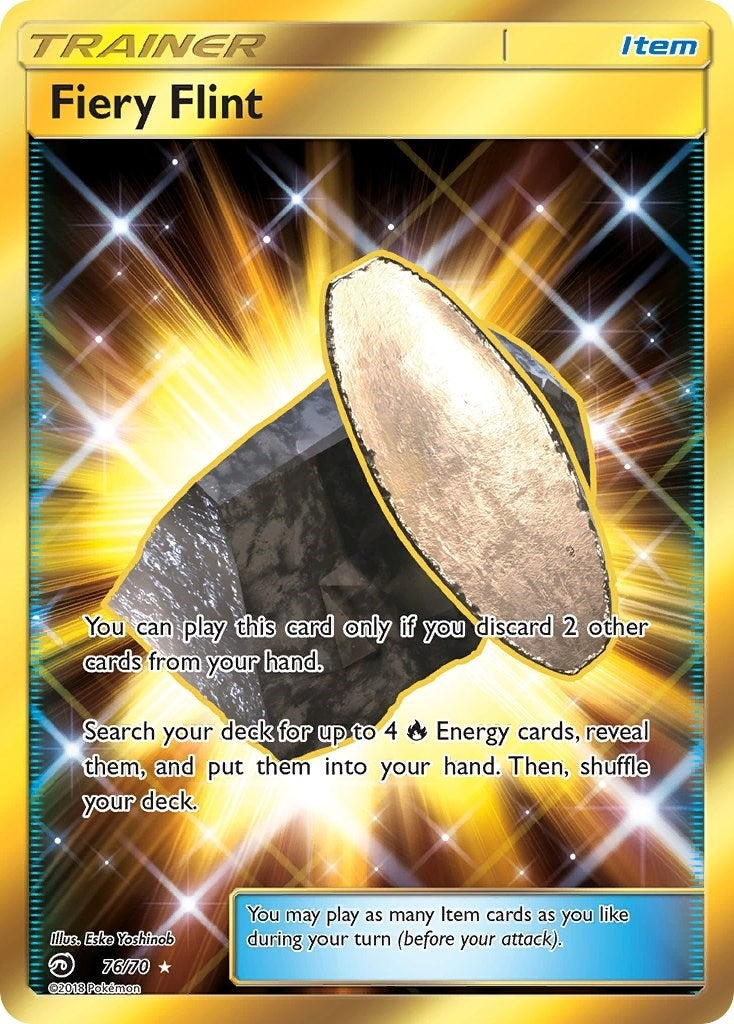 Image for Fiery Flint (Secret) (76/70) [Dragon Majesty] - Pokemon