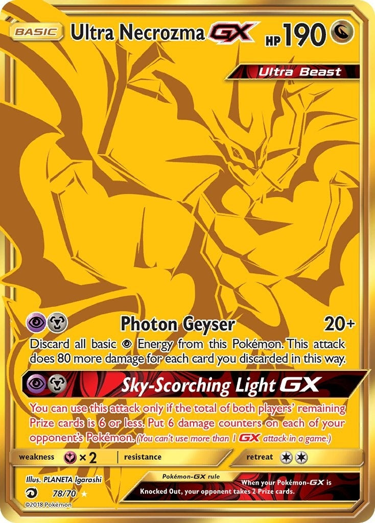 Image for Ultra Necrozma GX (Secret) (78/70) [Dragon Majesty] - Pokemon