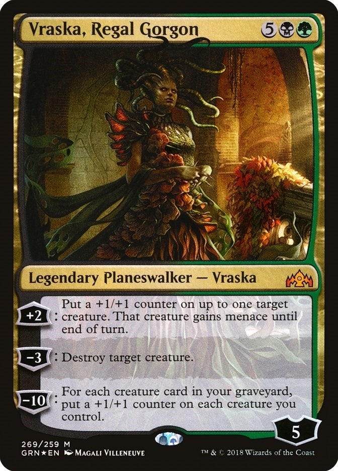 Image for Vraska, Regal Gorgon (269) [Guilds of Ravnica] - Magic: The Gathering