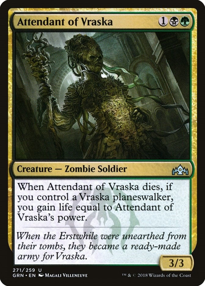 Image for Attendant of Vraska (271) [Guilds of Ravnica] - Magic: The Gathering