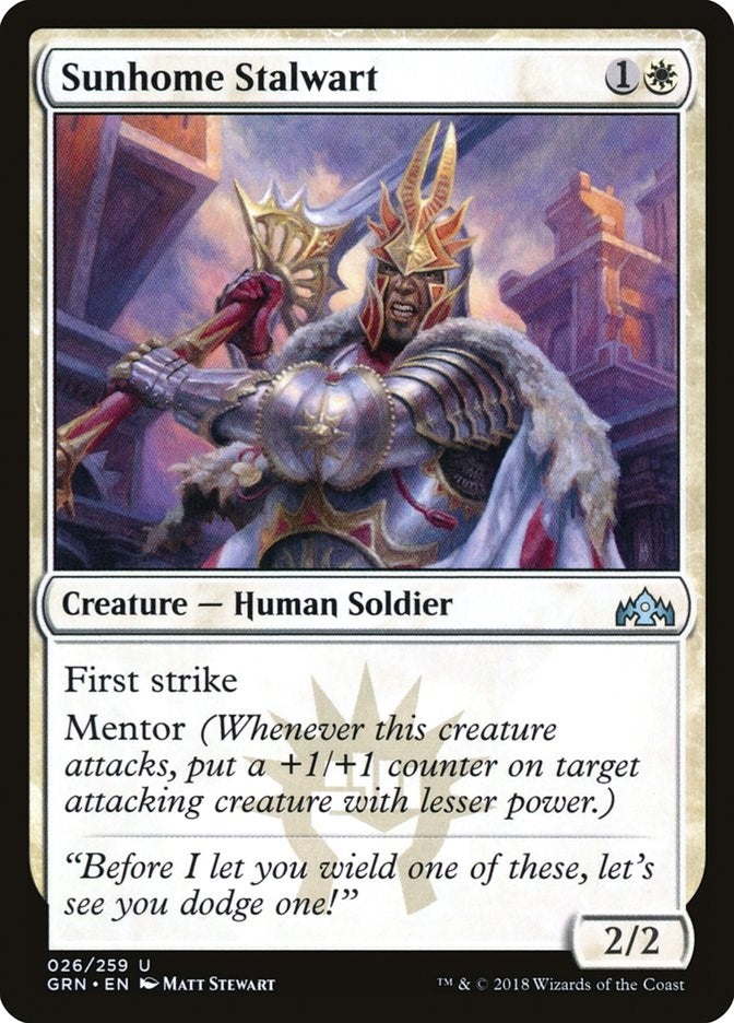 Image for Sunhome Stalwart (26) [Guilds of Ravnica] - Magic: The Gathering