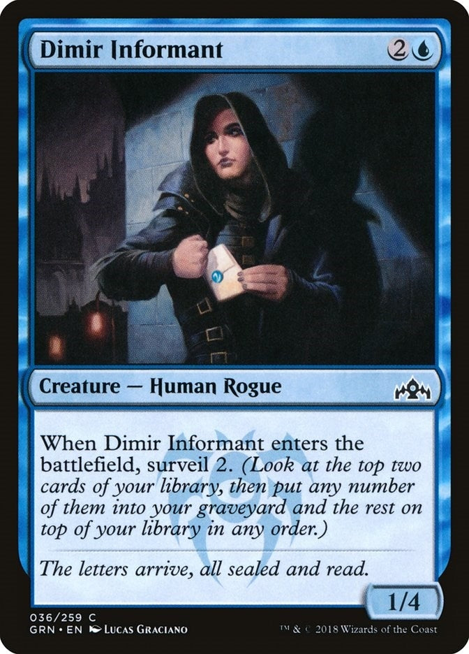 Image for Dimir Informant (36) [Guilds of Ravnica] - Magic: The Gathering
