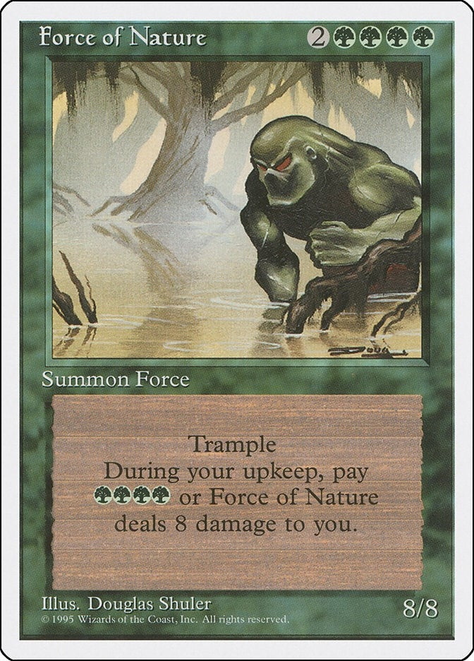 Image for Force of Nature [Fourth Edition] - Magic: The Gathering