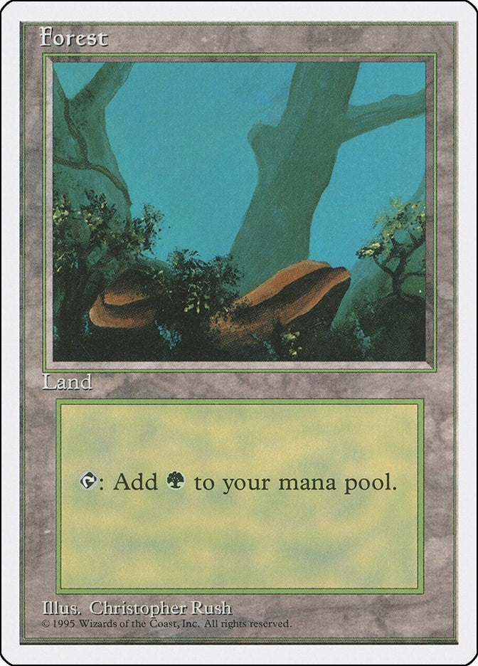 Image for Forest (A) (177) [Fourth Edition] - Magic: The Gathering