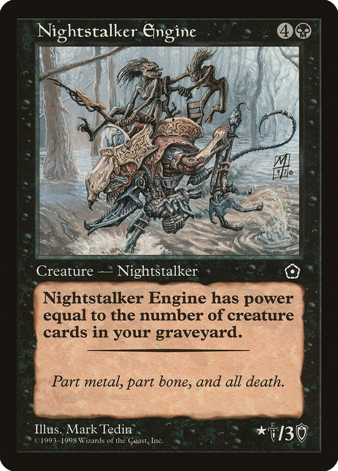 Image for Nightstalker Engine [Portal Second Age] - Magic: The Gathering