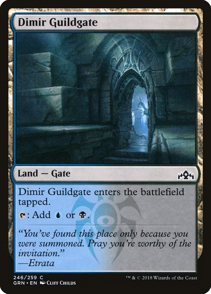 Image for Dimir Guildgate (246) (246) [Guilds of Ravnica] - Magic: The Gathering
