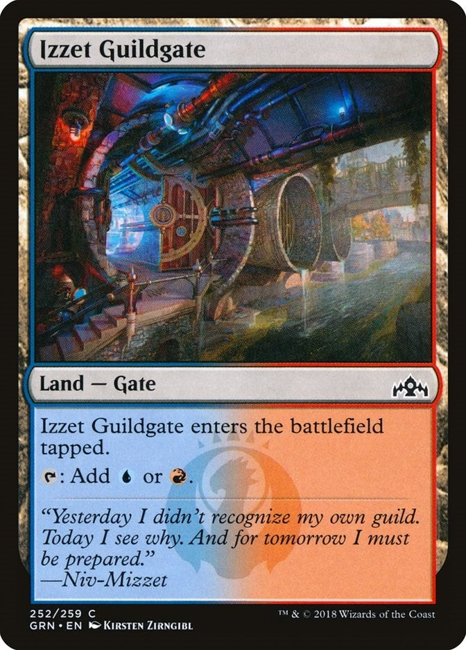 Image for Izzet Guildgate (252) (252) [Guilds of Ravnica] - Magic: The Gathering