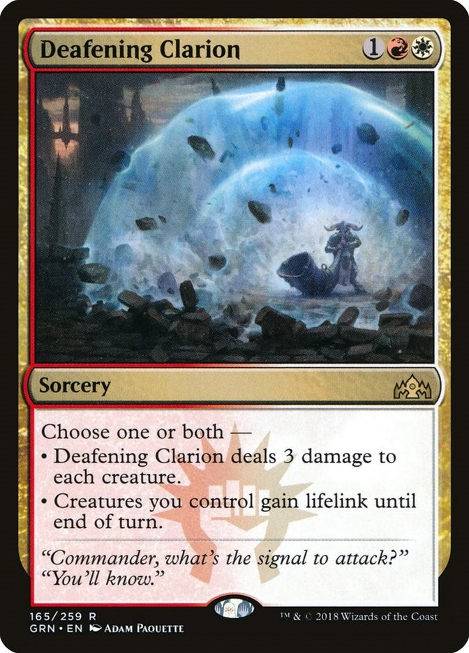 Image for Deafening Clarion (165) [Guilds of Ravnica] - Magic: The Gathering