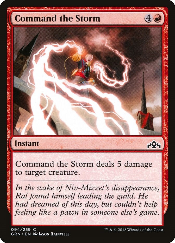 Image for Command the Storm (94) [Guilds of Ravnica] - Magic: The Gathering