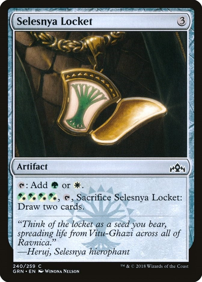 Image for Selesnya Locket (240) [Guilds of Ravnica] - Magic: The Gathering