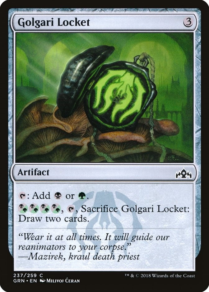 Image for Golgari Locket (237) [Guilds of Ravnica] - Magic: The Gathering