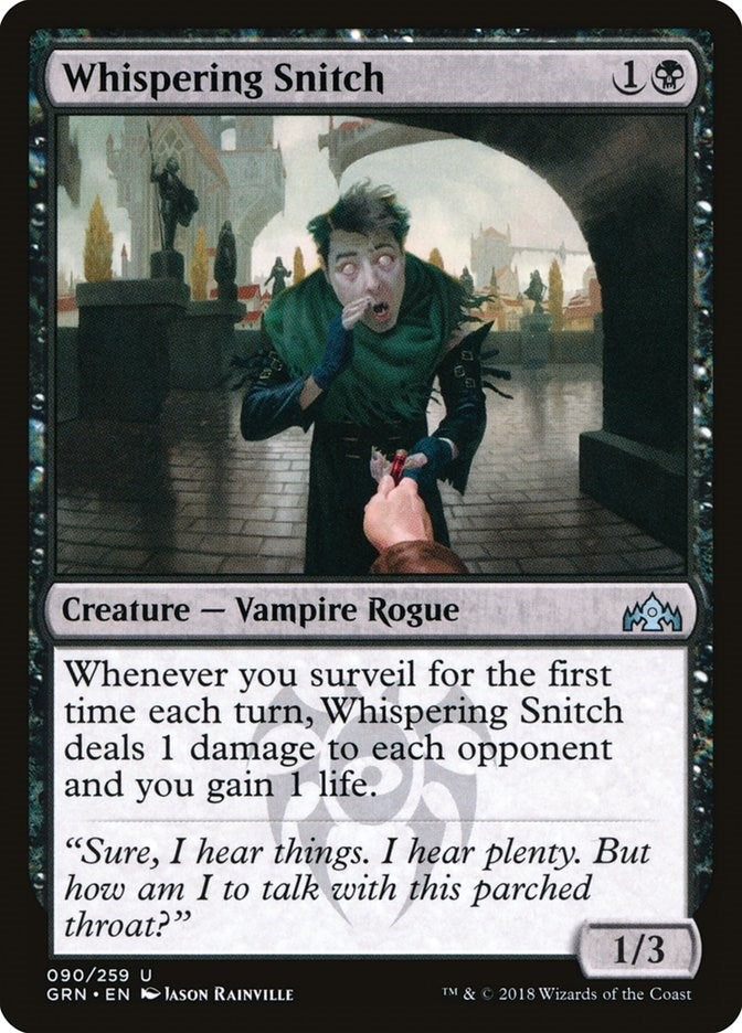 Image for Whispering Snitch (90) [Guilds of Ravnica] - Magic: The Gathering