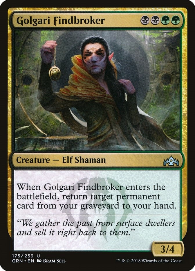 Image for Golgari Findbroker (175) [Guilds of Ravnica] - Magic: The Gathering
