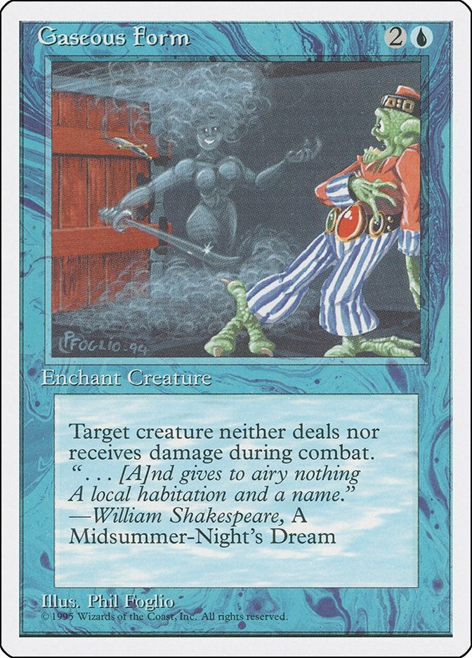 Image for Gaseous Form [Fourth Edition] - Magic: The Gathering