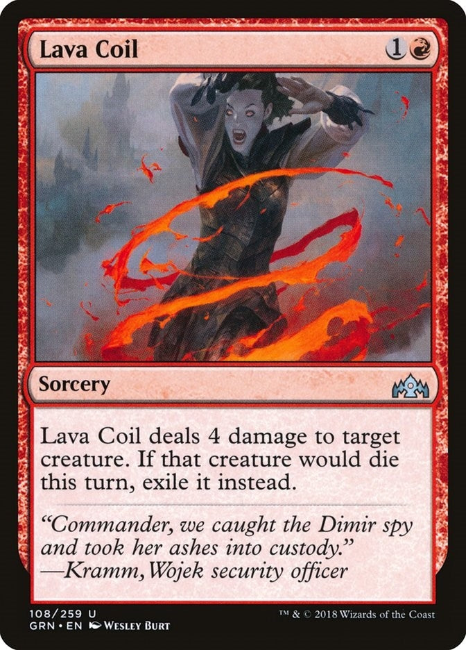 Image for Lava Coil (108) [Guilds of Ravnica] - Magic: The Gathering