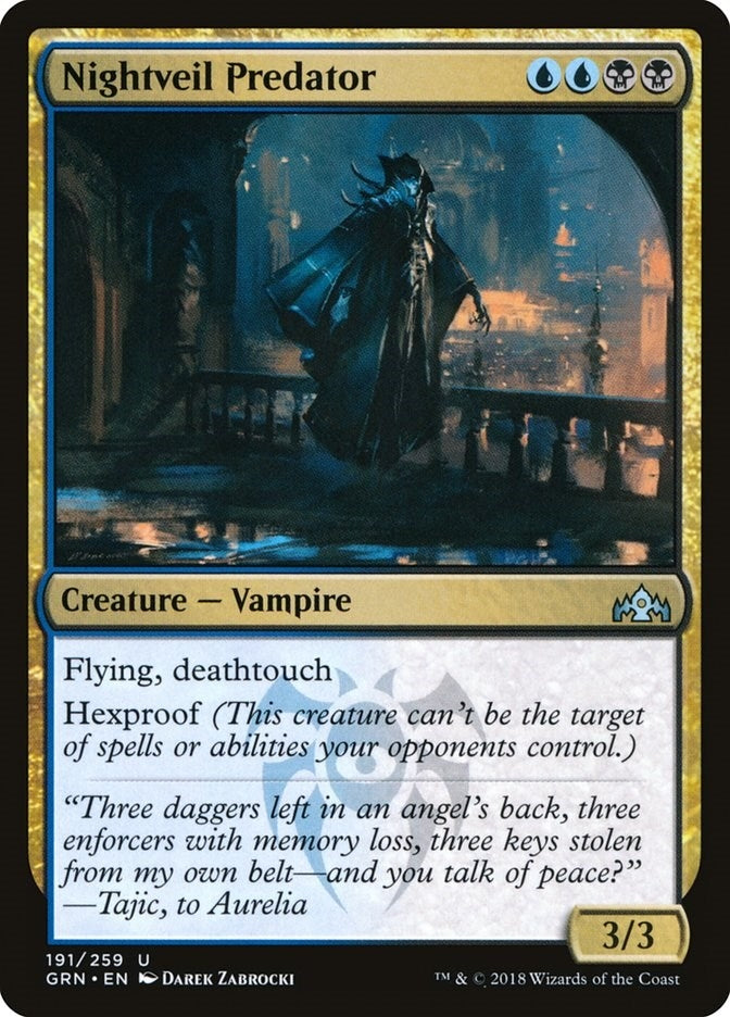 Image for Nightveil Predator (191) [Guilds of Ravnica] - Magic: The Gathering