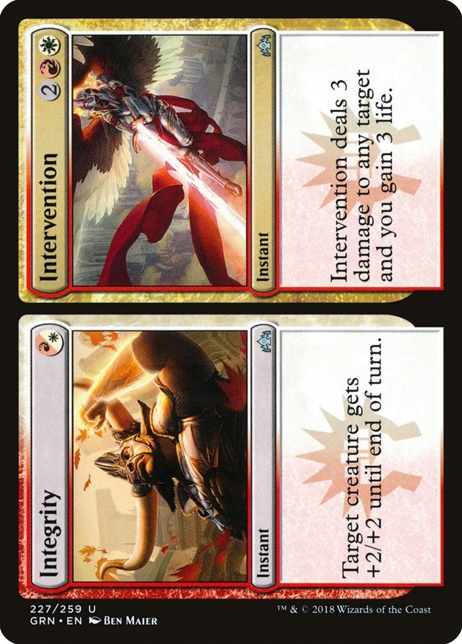 Image for Integrity // Intervention (227) [Guilds of Ravnica] - Magic: The Gathering