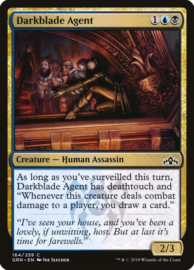 Image for Darkblade Agent (164) [Guilds of Ravnica] - Magic: The Gathering