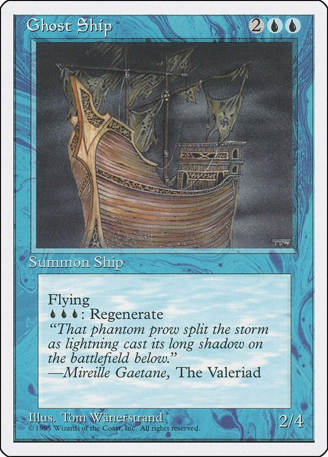 Image for Ghost Ship [Fourth Edition] - Magic: The Gathering