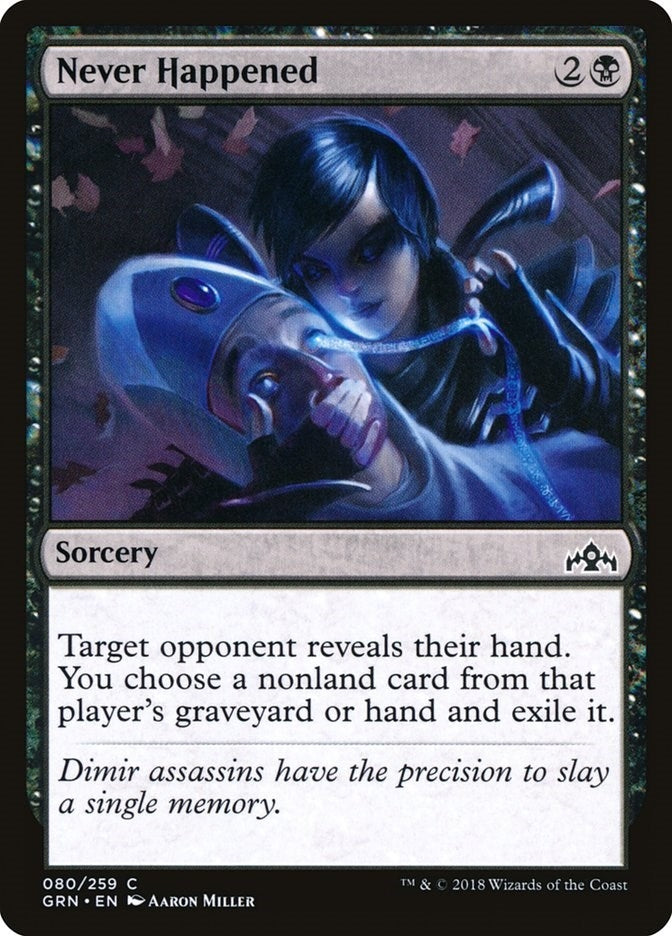 Image for Never Happened (80) [Guilds of Ravnica] - Magic: The Gathering