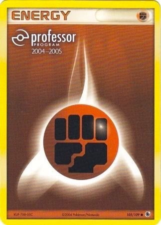 Image for Fighting Energy (2004-2005) (105/109) [Professor Program Promos] - Pokemon