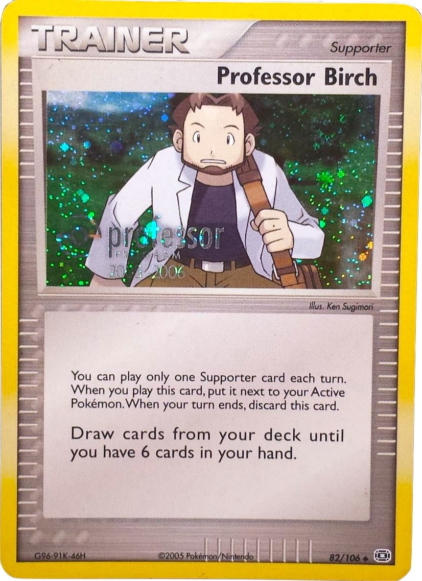 Image for Professor Birch (2006) (82/106) [Professor Program Promos] - Pokemon