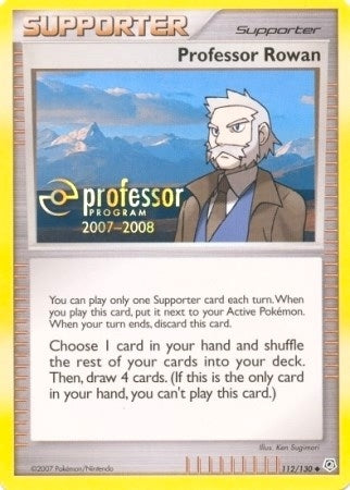 Image for Professor Rowan (2007) (112/130) [Professor Program Promos] - Pokemon