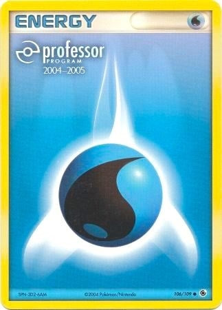 Image for Water Energy (2004-2005) (106/109) [Professor Program Promos] - Pokemon