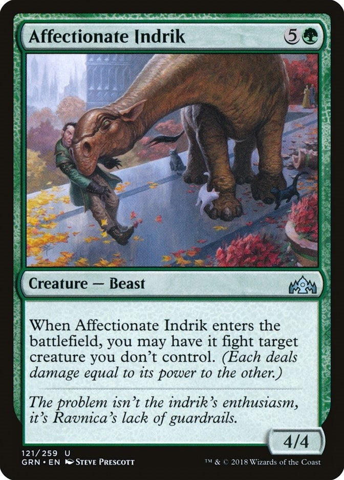 Image for Affectionate Indrik (121) [Guilds of Ravnica] - Magic: The Gathering