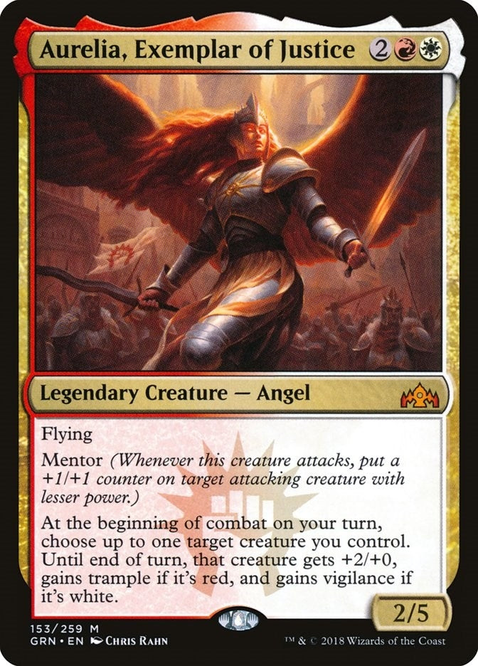 Image for Aurelia, Exemplar of Justice (153) [Guilds of Ravnica] - Magic: The Gathering