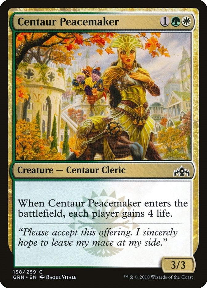 Image for Centaur Peacemaker (158) [Guilds of Ravnica] - Magic: The Gathering