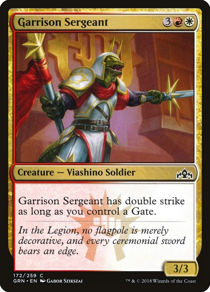 Image for Garrison Sergeant (172) [Guilds of Ravnica] - Magic: The Gathering