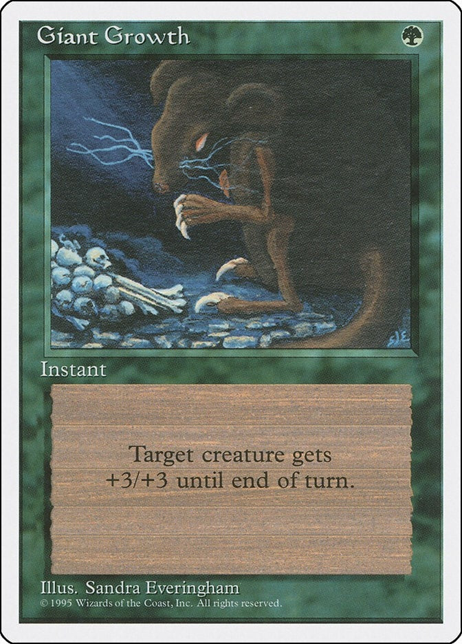 Image for Giant Growth [Fourth Edition] - Magic: The Gathering