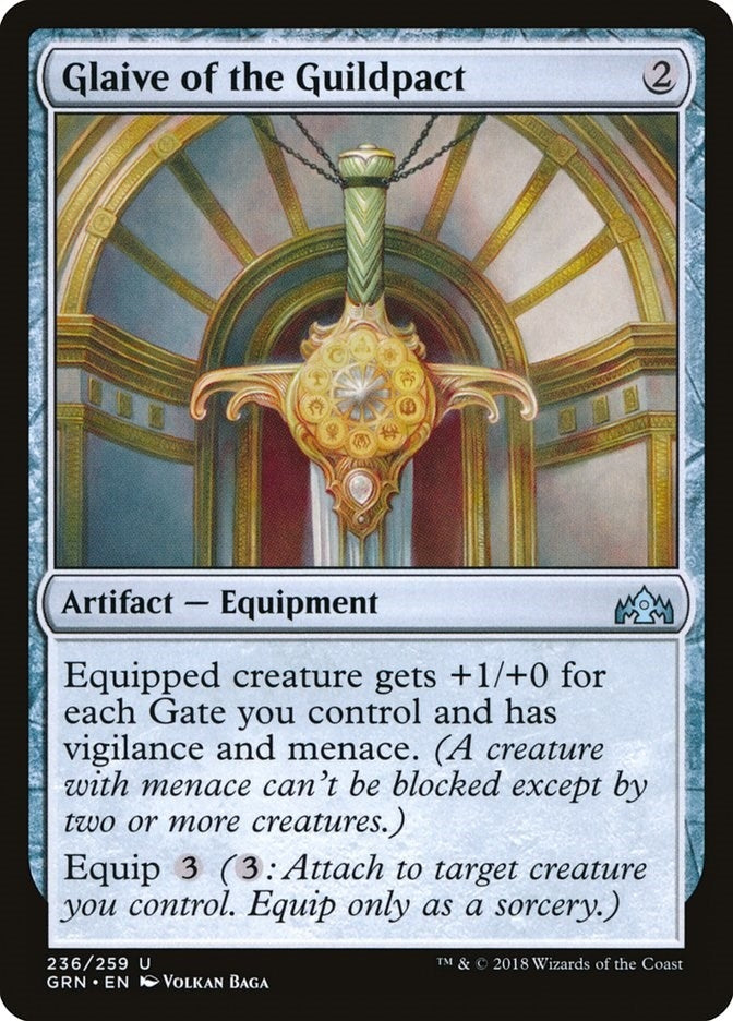 Image for Glaive of the Guildpact (236) [Guilds of Ravnica] - Magic: The Gathering