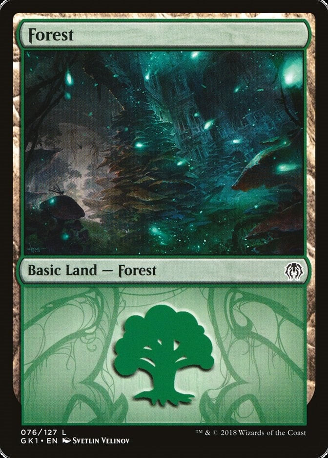 Image for Forest (076) (76) [Guilds of Ravnica: Guild Kits] - Magic: The Gathering