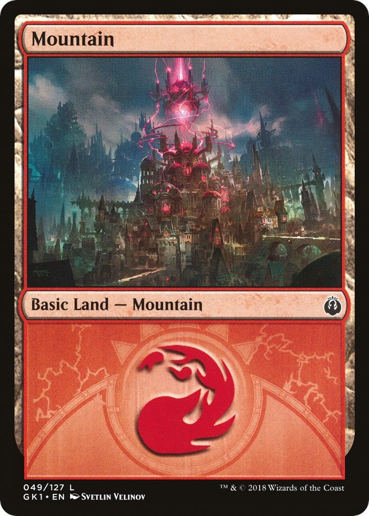 Image for Mountain (049) (49) [Guilds of Ravnica: Guild Kits] - Magic: The Gathering