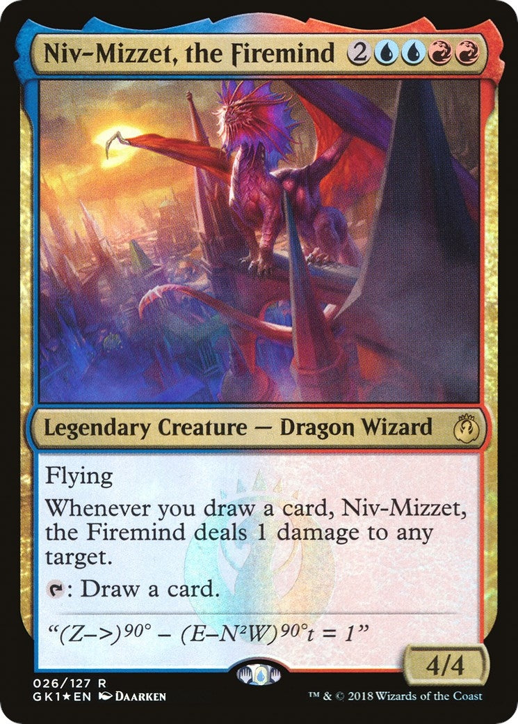 Image for Niv-Mizzet, the Firemind (26) [Guilds of Ravnica: Guild Kits] - Magic: The Gathering