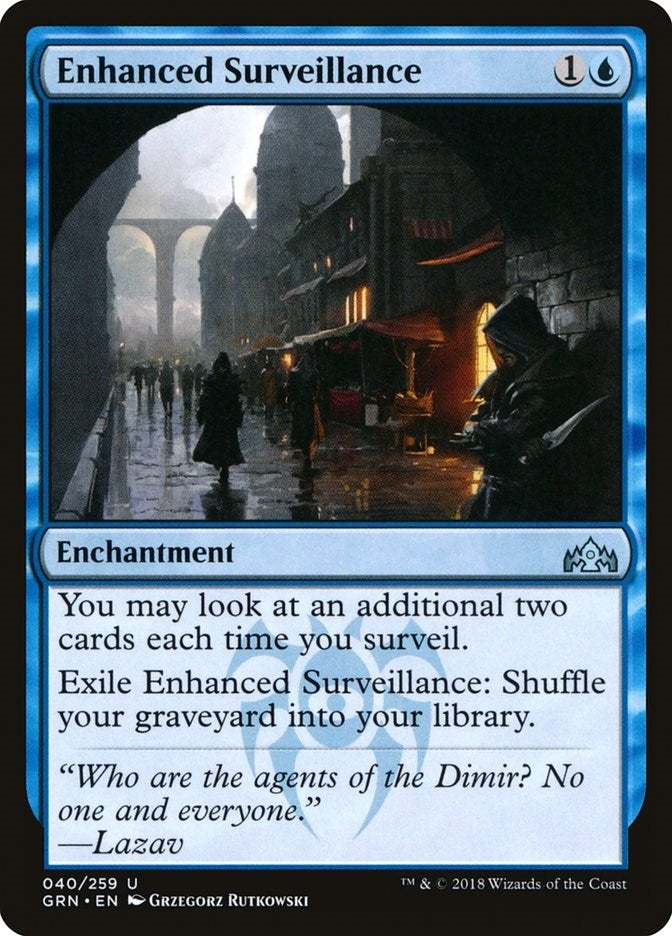 Image for Enhanced Surveillance (40) [Guilds of Ravnica] - Magic: The Gathering
