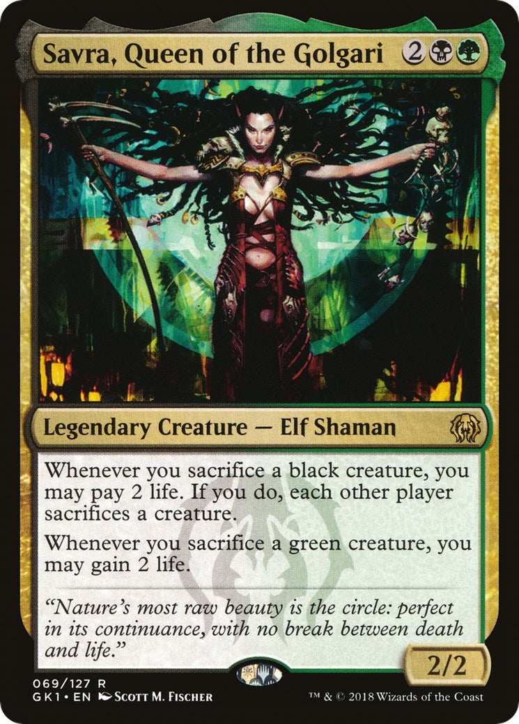 Image for Savra, Queen of the Golgari (69) [Guilds of Ravnica: Guild Kits] - Magic: The Gathering