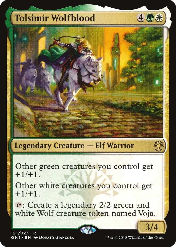 Tolsimir Wolfblood (121) [Guilds of Ravnica: Guild Kits]