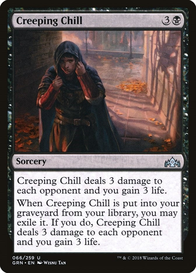 Image for Creeping Chill (66) [Guilds of Ravnica] - Magic: The Gathering